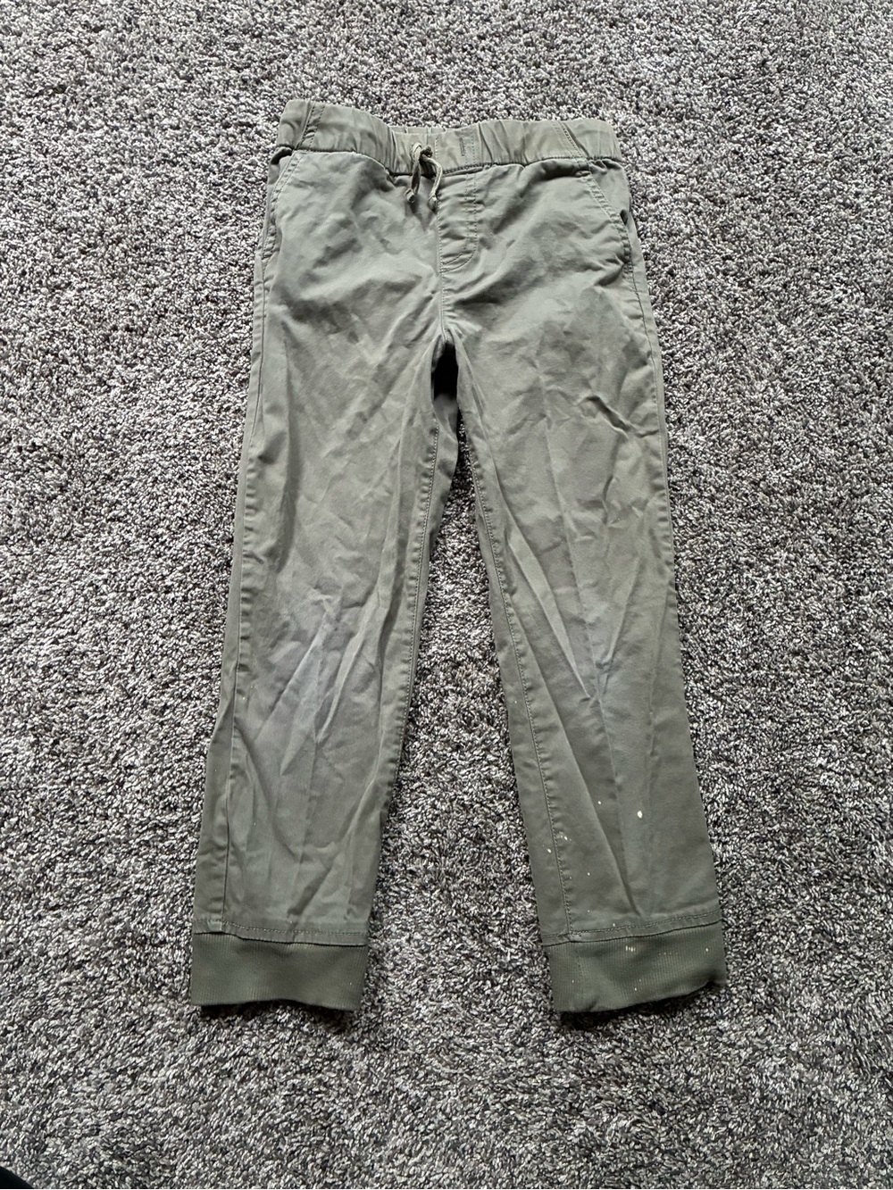 Carter’s Brand Boy’s Green Pants, Size M (7/8)